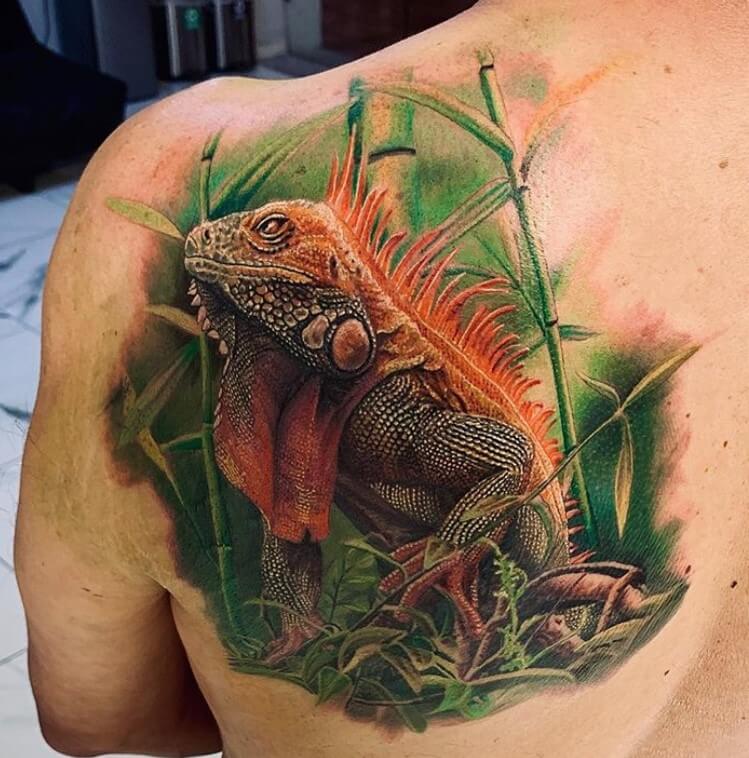 28 Best Iguana Tattoo Designs PetPress