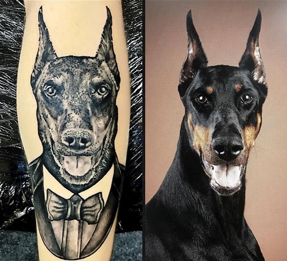 14 Doberman Pinscher Tattoos Inspired By Loyalty | Page 2 ...
