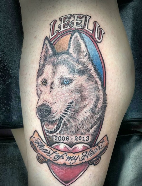 14 Awesome Memorial Tattoo Designs For Husky Lovers | Page 2 of 3 ...