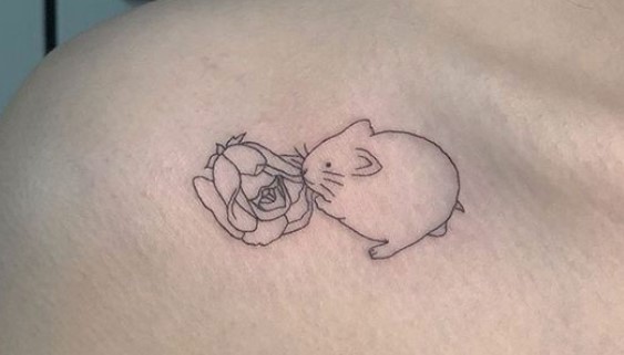 60 Best Hamster, Guinea Pig, and Gerbil Tattoo Designs | PetPress