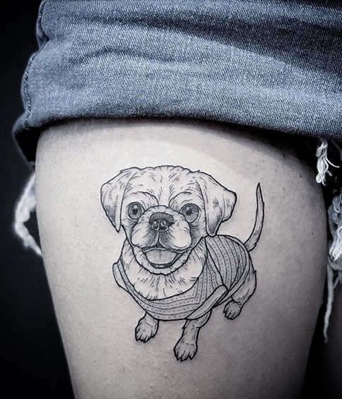 The 14 Coolest Shih Tzu Tattoo Designs In The World | Page 3 of 3