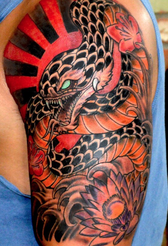 15+ Asian Snake Tattoo Designs PetPress