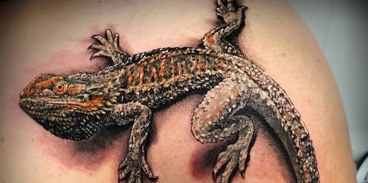 bearded dragon tattoo ideas