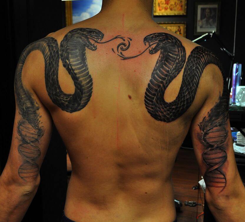 22 Best Snake Tattoo  Designs  For Back PetPress