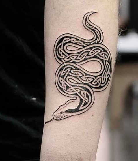 15 Celtic Snake Tattoo Designs | PetPress