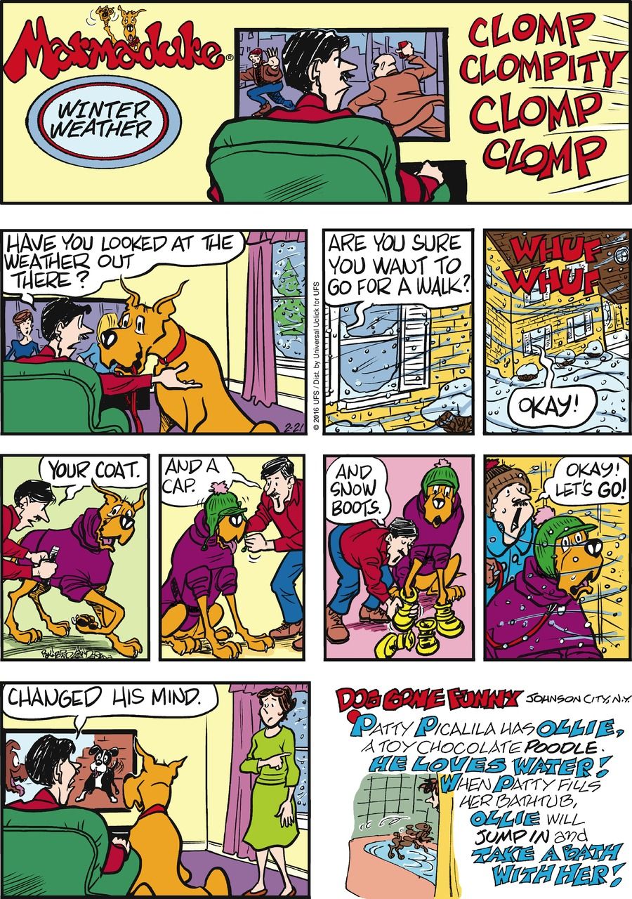 Marmaduke newspaper comic strip(1954-2015) by Brad Anderson. | PetPress