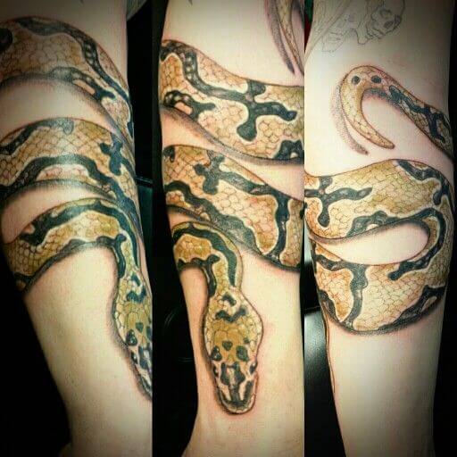 17 Snakes Wrapped Around Arm Tattoo Designs & Ideas | PetPress