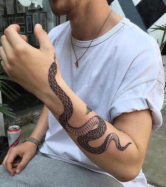 17 Snakes Wrapped Around Arm Tattoo Designs & Ideas PetPress