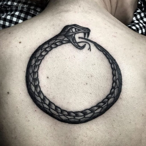 Snake Eating Itself Tattoo