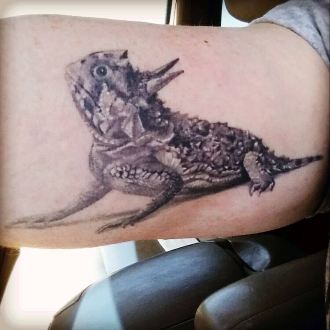 10+ Best Horned Lizard Tattoo Designs | PetPress