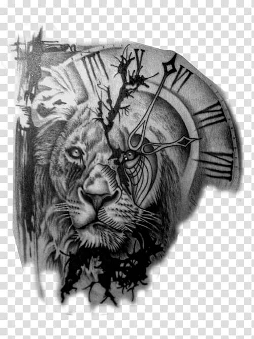 Lion Tattoo Drawings