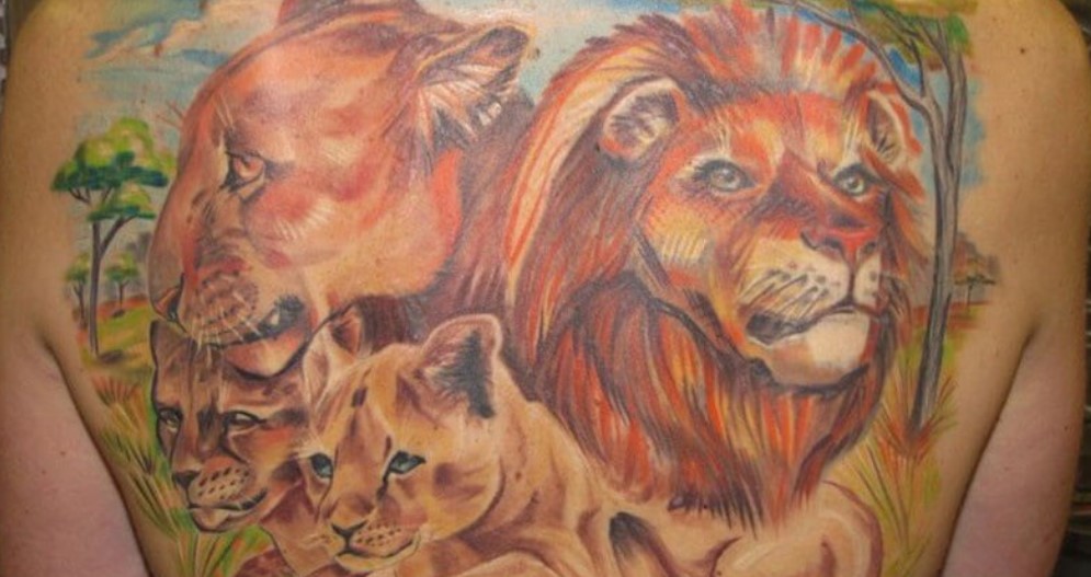 15+ Best Family Tattoo Designs - Lion Tattoo Ideas - PetPress