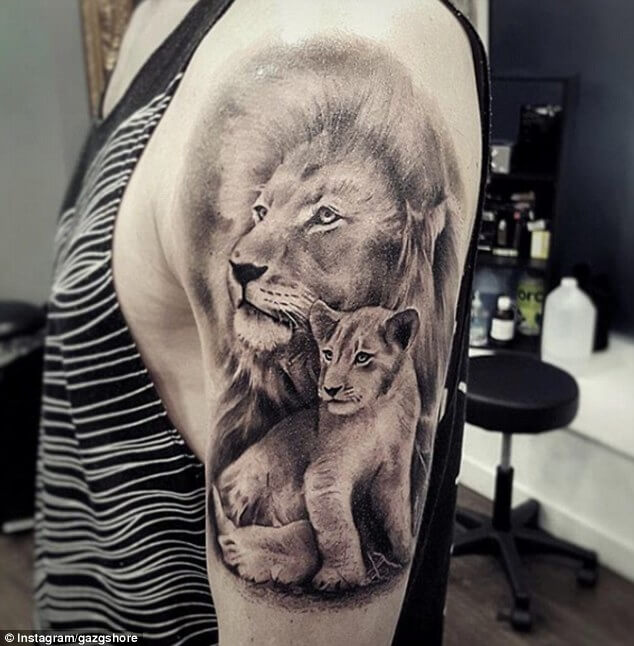 15+ Best Lion and Cub Tattoo Collection of 2020 | PetPress