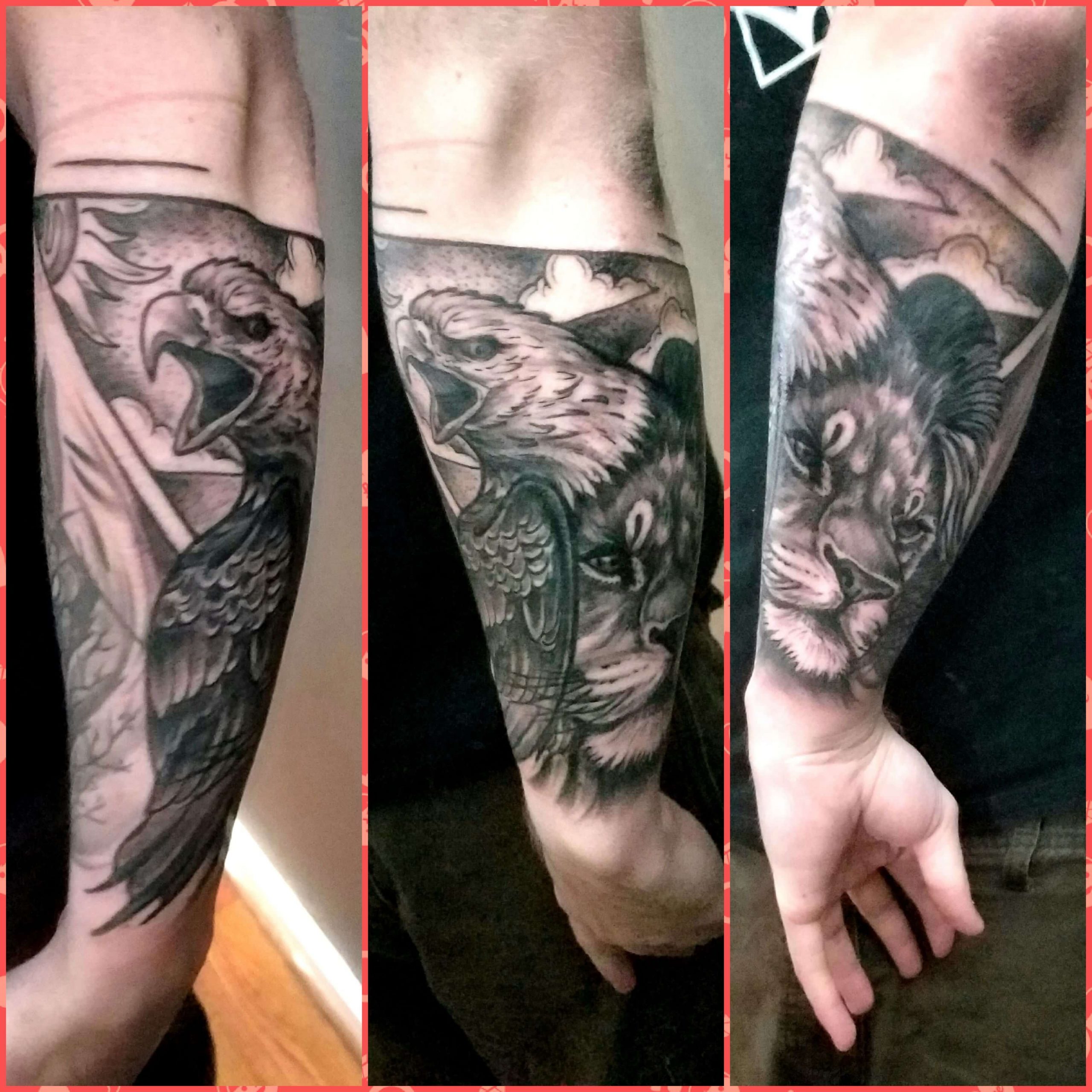 10+ Best Lion and Eagle Tattoo Designs PetPress