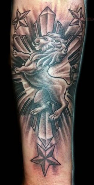 12+ Best Lion & Cross Tattoo Designs | PetPress