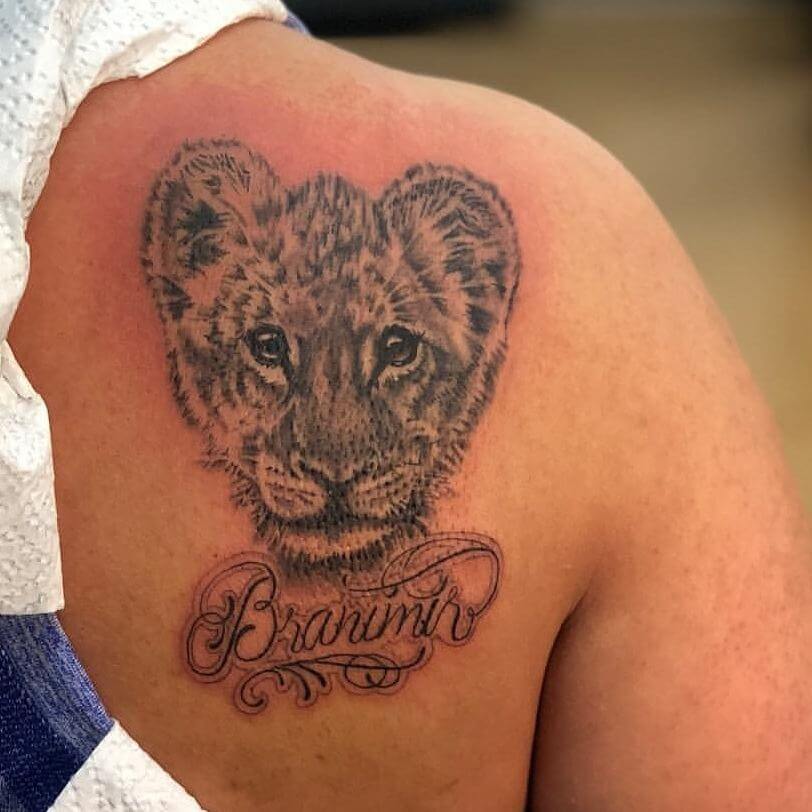 Lion Cub Tattoo