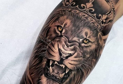 15+ Lion Leg Tattoo Ideas and Designs - PetPress
