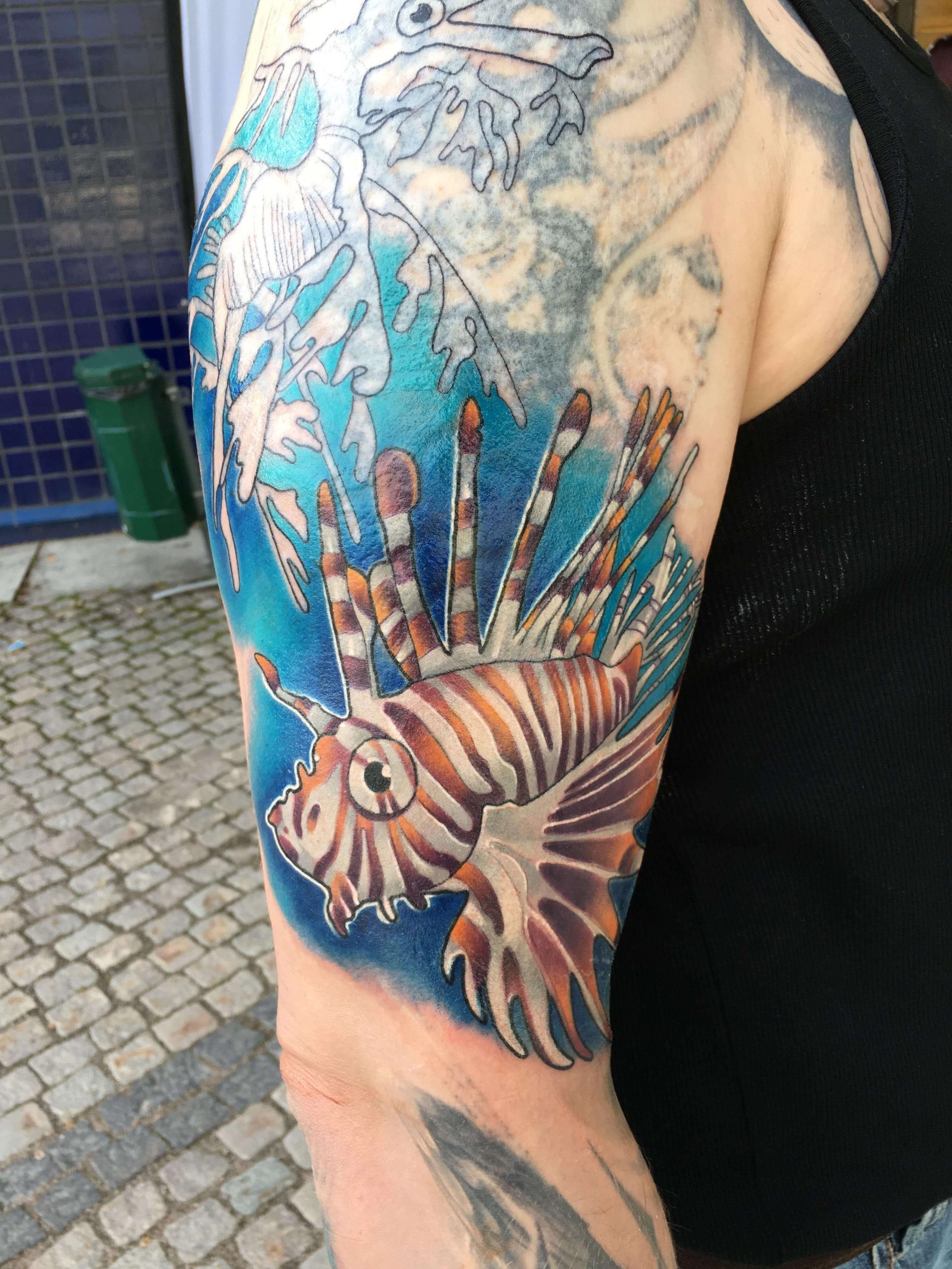 12+ Best Lionfish Tattoo Designs and Ideas | PetPress