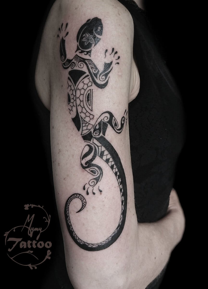 15+ Polynesian Lizard Tattoo Ideas | PetPress