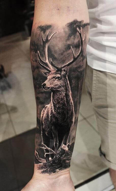 Stag Tattoo Ideas