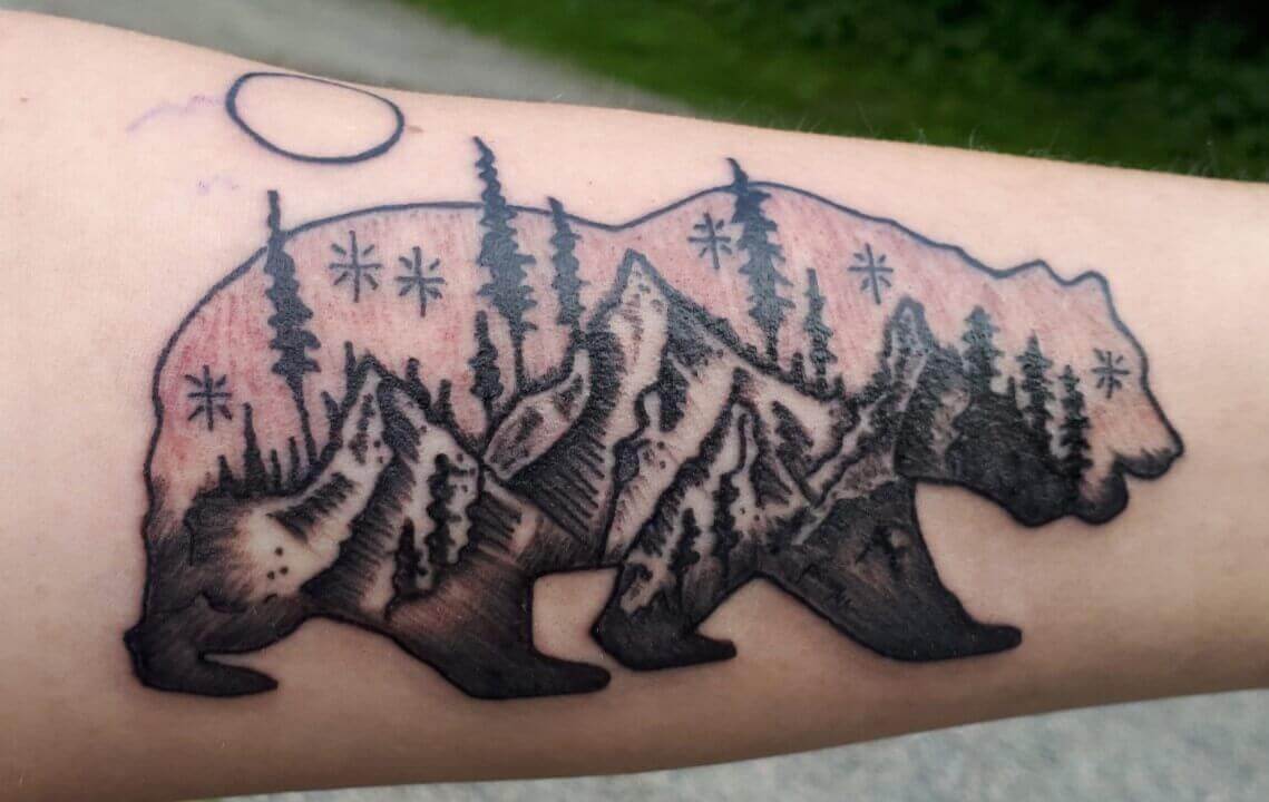 12 Unique Bear Mountain Tattoo Designs Petpress