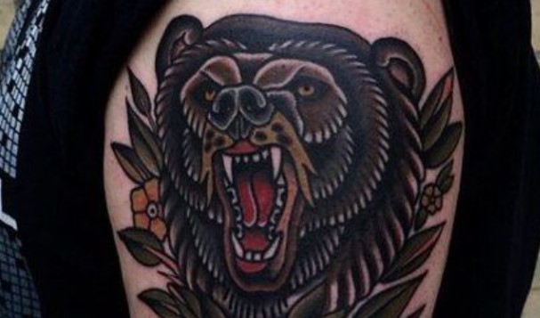 10+ Old School Bear Tattoo Designs | PetPress