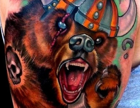 bear petpress tattoo