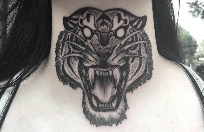 12 Best Tiger Tattoos Neck Tattoo Designs Petpress