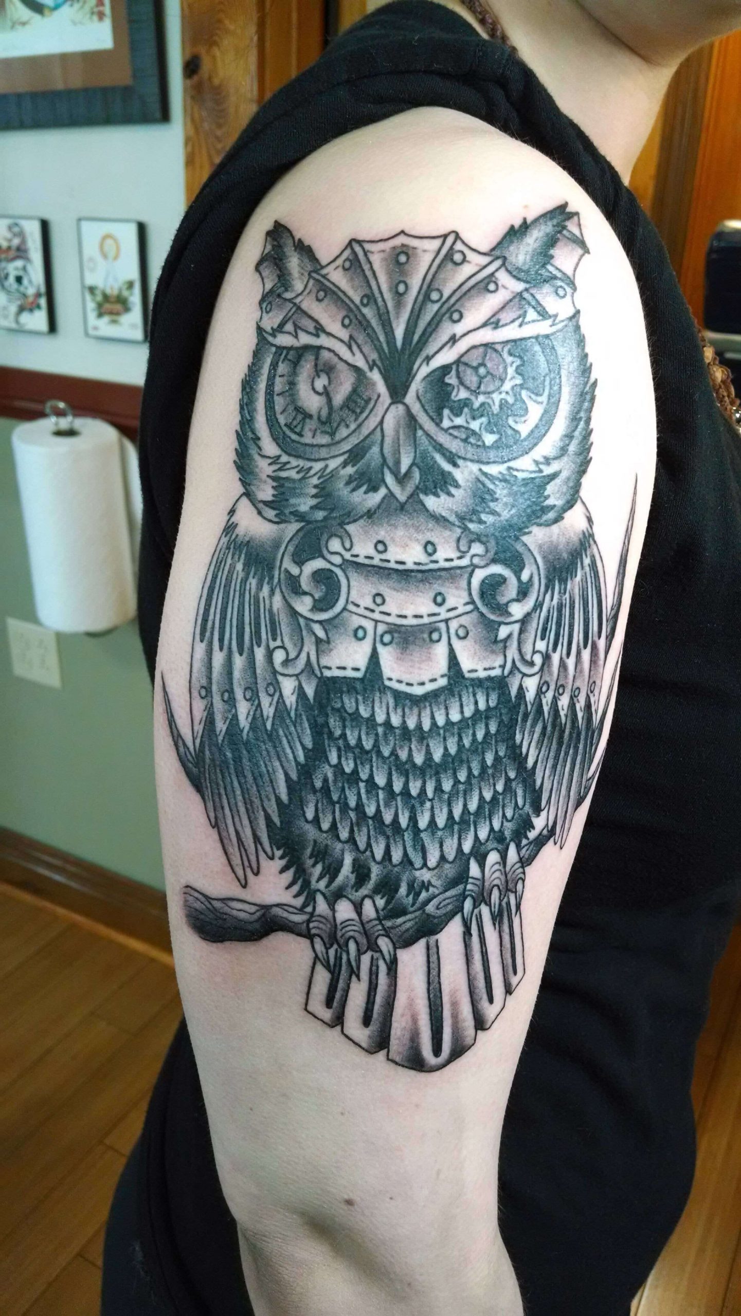 10+ Best Mechanical Owl Tattoo Designs | PetPress