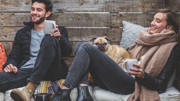 man-women-and-pet
